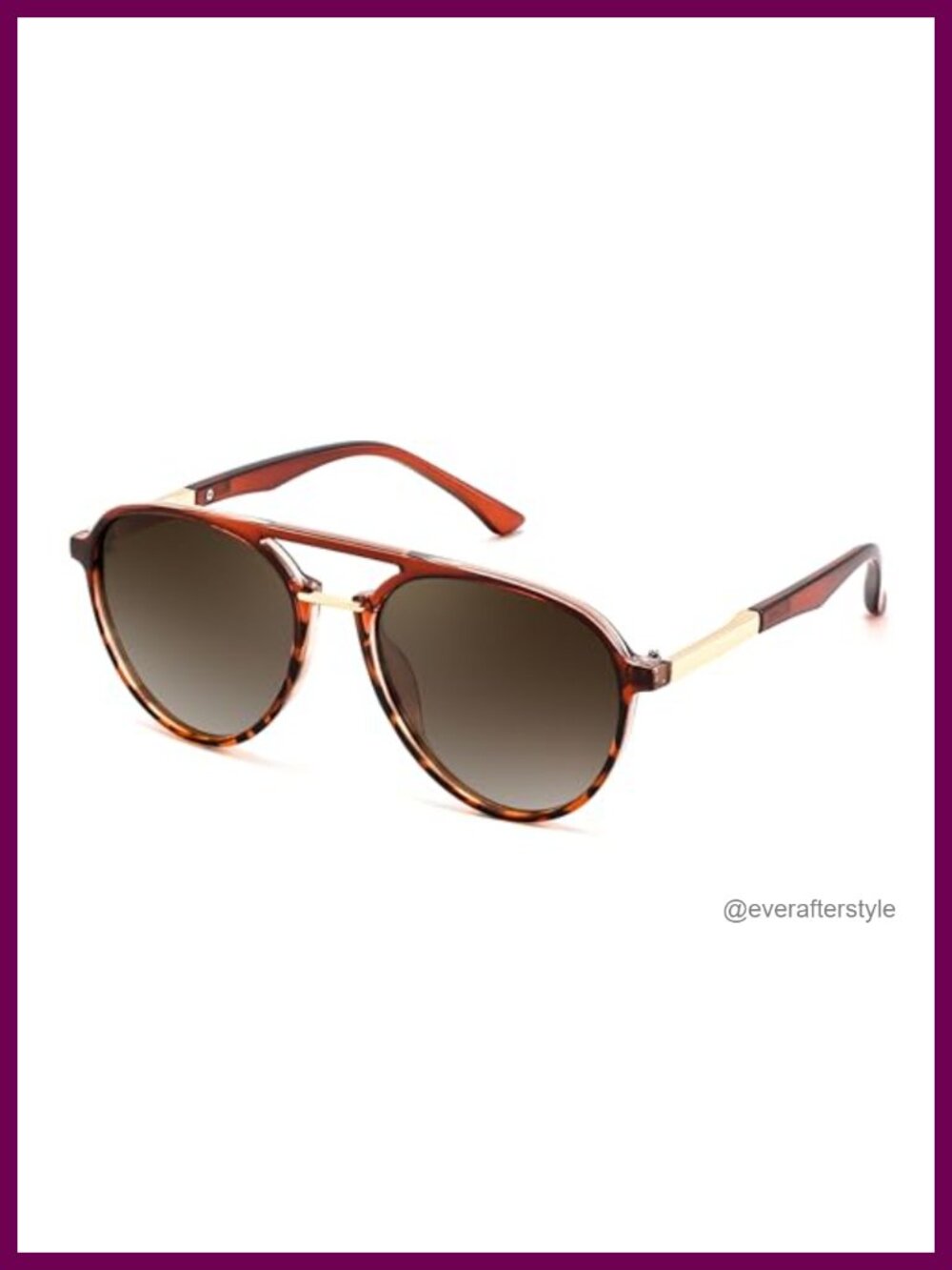 Retro Aviator Sunglasses Polarized UV400 Full Frame Metal Hinges Unisex